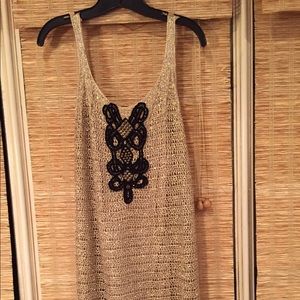Free People Gold Dress
